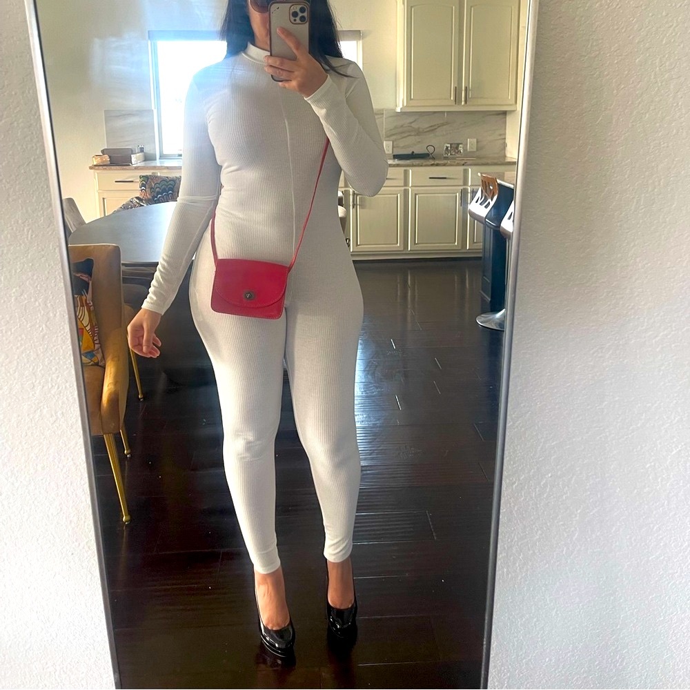 Red Leather Crossbody Bag